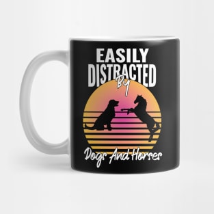 humor sarcastic Doggy dog horse distracted Animal Enthusiast Mug